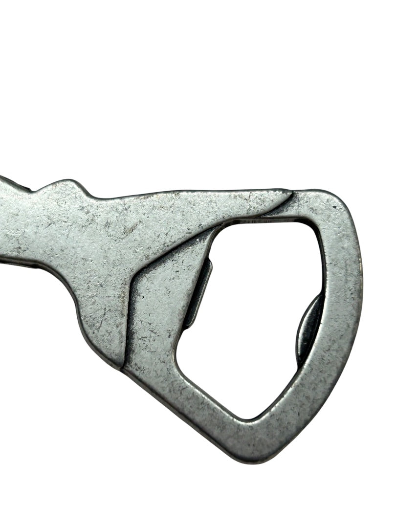 Dogfish Head Ale Silvertone Keychain Bottle Opener Keyring 5"