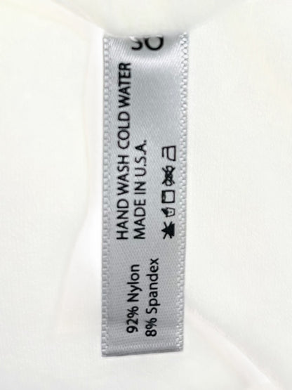 Small Haze Stretch Tank Cream Womens Nylon Stretch Camisole