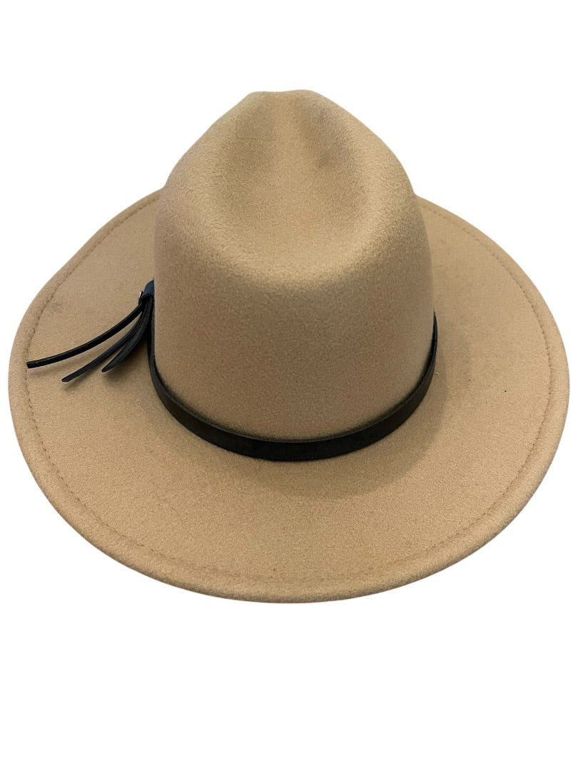 One Size San Diego Hat Womes Classic Felt Fedora Taupe New
