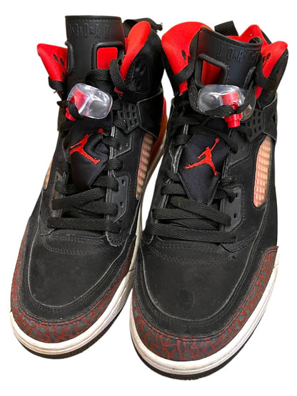 11 Nike Jordan Spizike GS Black University Red 316371-060 High Top Sneakers