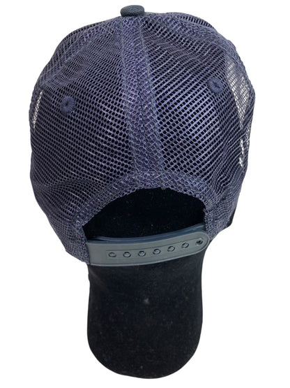 SRM Concrete Adjustable Snapback Mesh Cap Hat Navy Blue