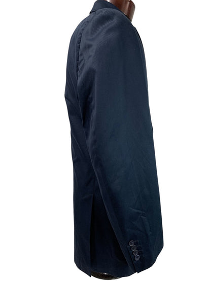 38R Tommy Hilfiger Mens Navy Blue Cotton Sport Coat Jacket