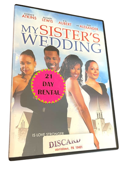 My Sister's Wedding DVD Movie K.D. Aubert Library Discard