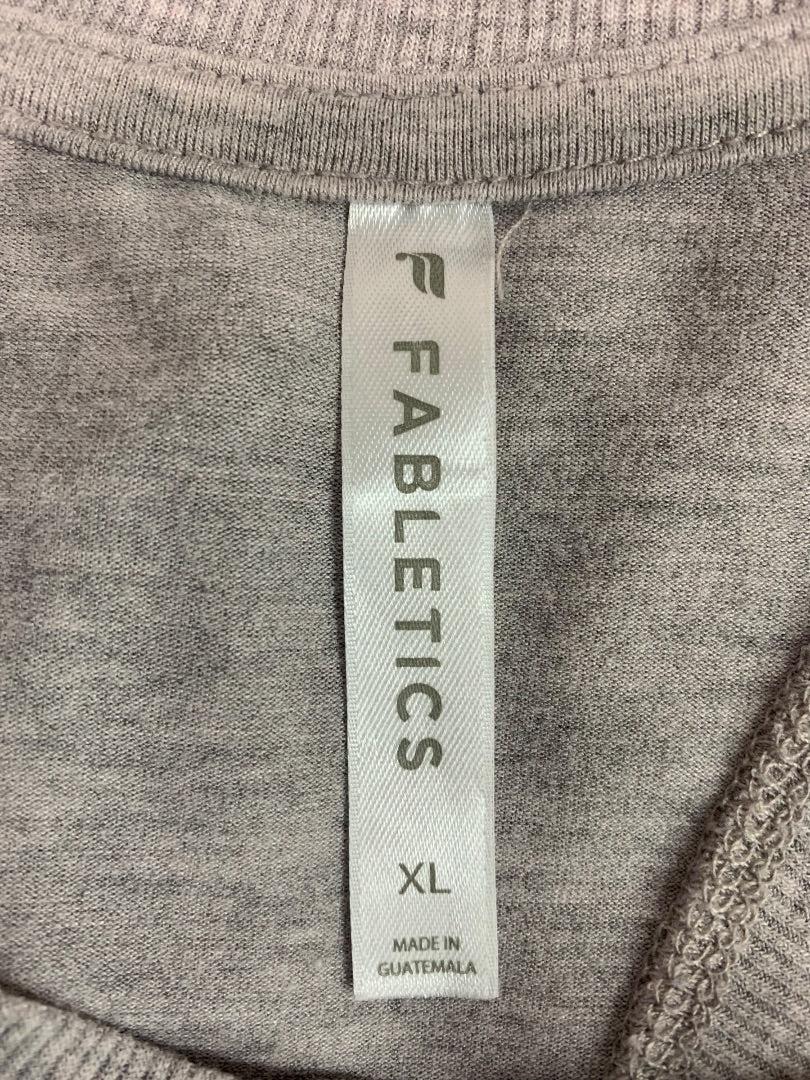 XL Fabletics Gray Scoop Neck Tank Top Womens Heathered