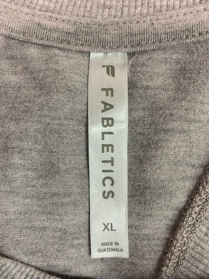 XL Fabletics Gray Scoop Neck Tank Top Womens Heathered