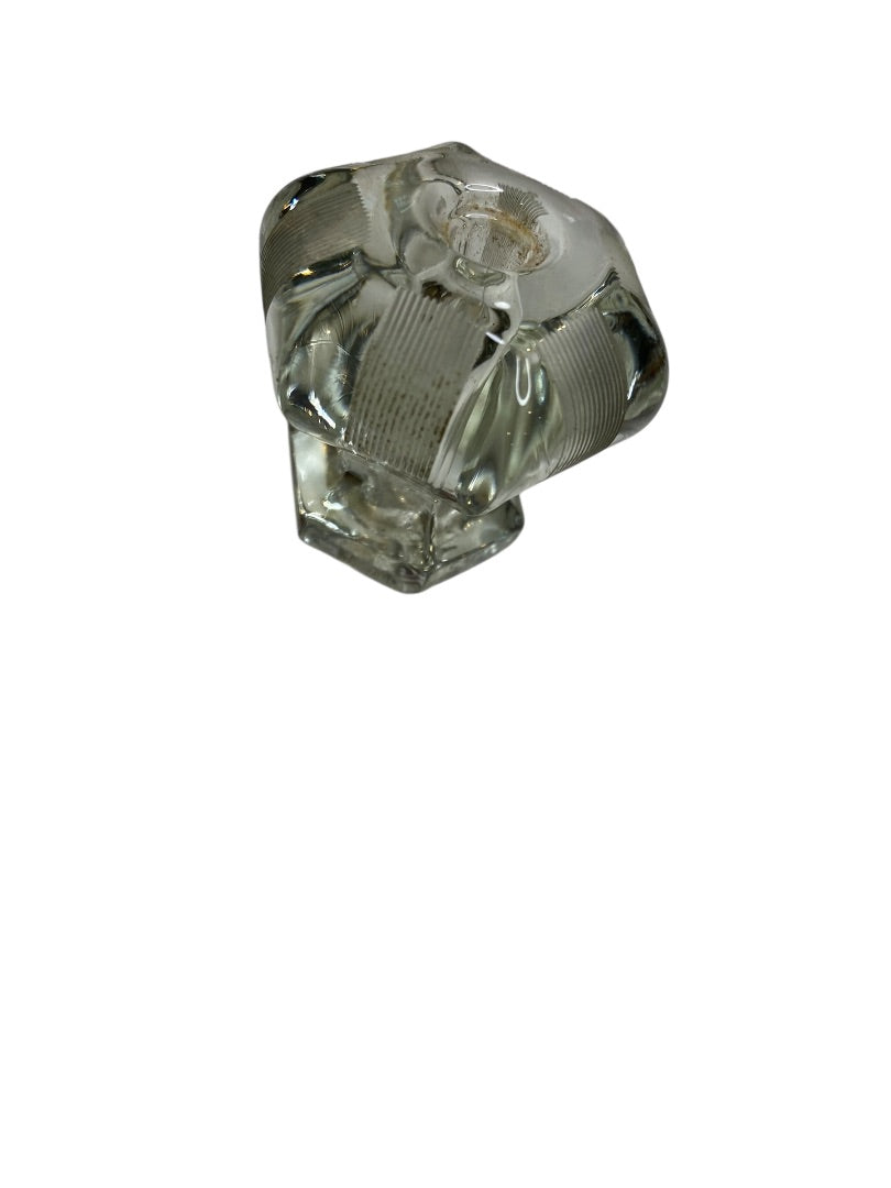 Glass Antique Drawer Knob Pull Clear 39mm 1.5" No Hardware