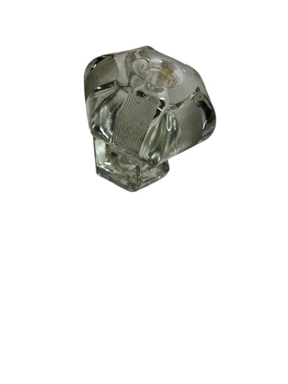 Glass Antique Drawer Knob Pull Clear 39mm 1.5" No Hardware