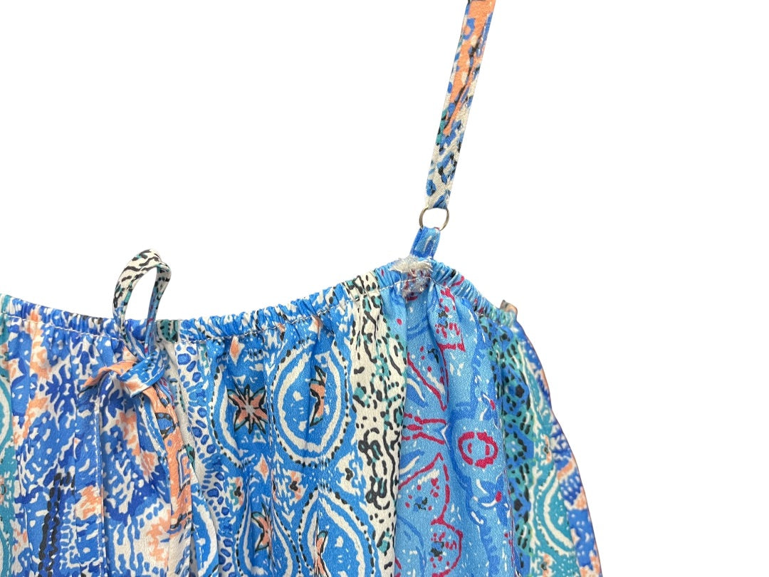 Size Large Cupshe Patterned Sleeveless Adjustable Strap Maxi Dress