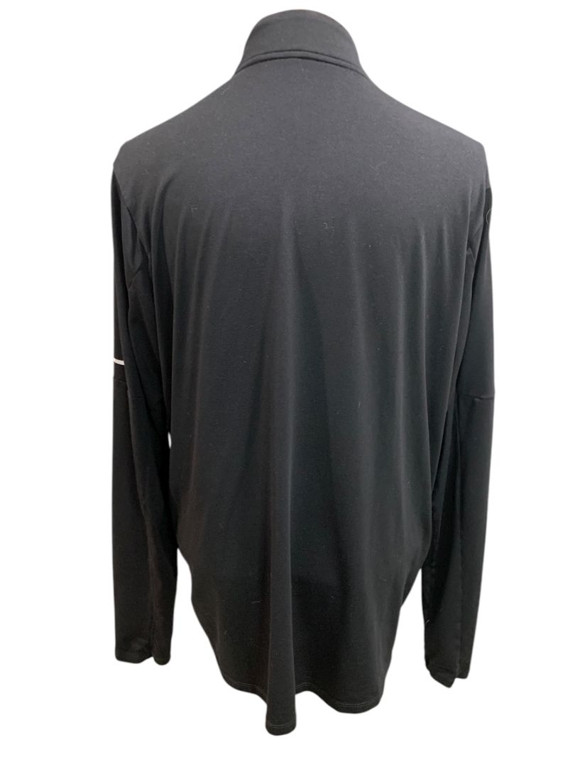 Large Nike Running Dri-Fit Mens Black 1/2 Zip Shirt Element DD4756