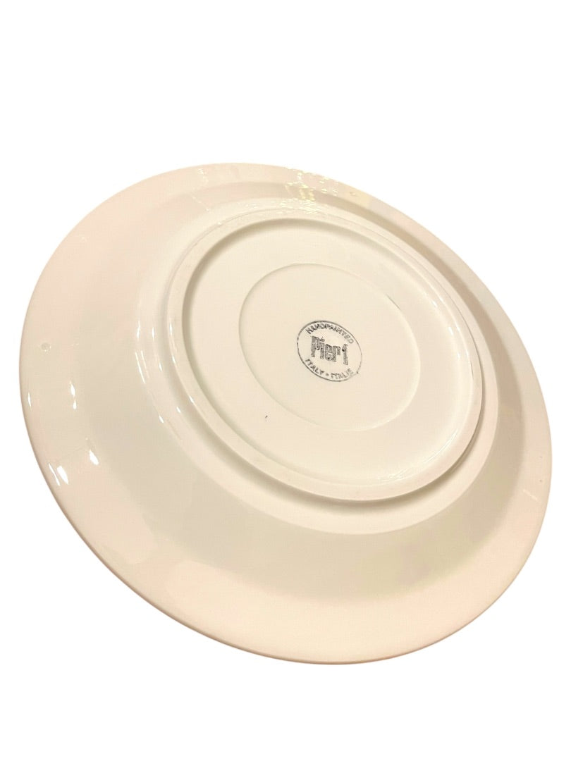 Set of 3 Pier 1 Christmas Tree 9.5" Salad Plates Pottery Christmas