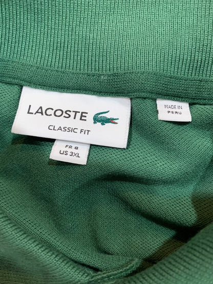 3XL US (FR 8) Lacoste Classic Fit Mens Hunter Green Polo Golf Shirt