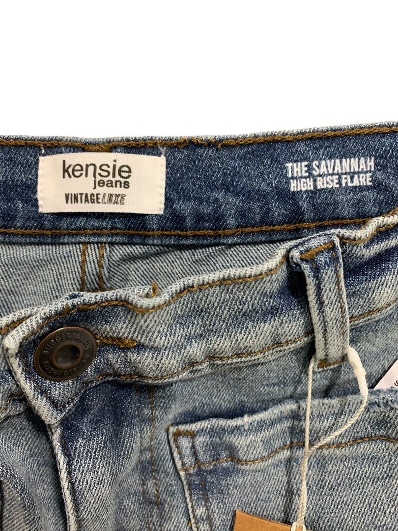 Size 6 (28) Kensie Jeans Womens New The Savannah High Rise Flare Denim