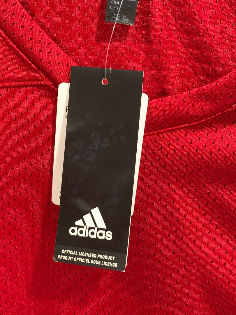 XL Adidas Youth Red Practice Football Jersey EA1278