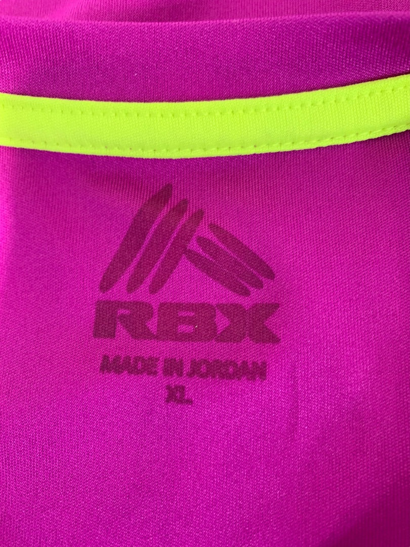 XL RBX Womens Fuchsia Activewear Tank Top Sleeveless Work Out Shirt