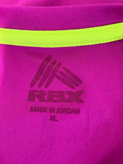 XL RBX Womens Fuchsia Activewear Tank Top Sleeveless Work Out Shirt