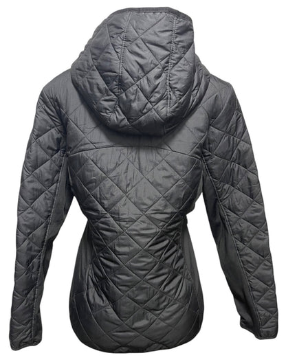 Medium Skechers Light Quilted Womens Hooded Zip Jacket Black