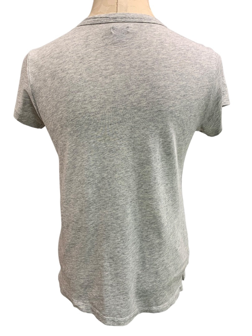 Small Aerie Womens Short Sleeve Gray Heathered Tshirt Soft