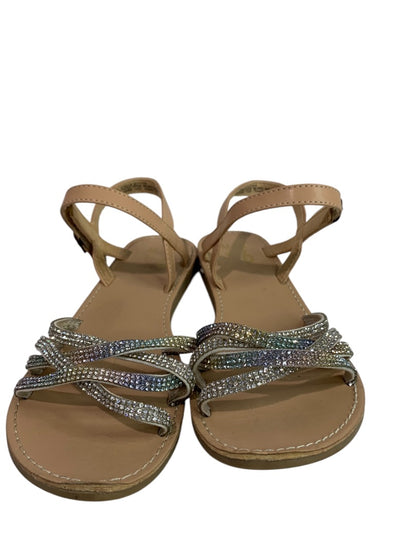 Size 2 Mix No6 Girls Sandals Rhinestones Flat Stella Strappy