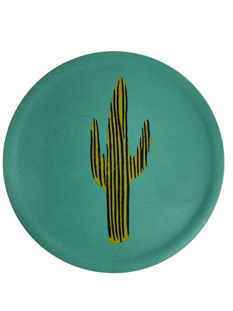 Set of 2 Drink Coasters 4 Inch Church Roses Cactus