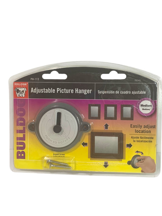 Bulldog Hardware Adjustable Picture Hanger PH-117 Medium Up to 30 lbs