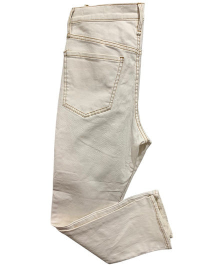 Size 27 Sam Edelman Womens New Natural Undyed Jeans High Rise Slim Straight