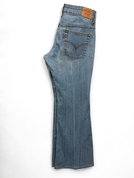 Size 30 Levis Red Tab Jeans Womens Boot Cut Denim 31 Inch Inseam