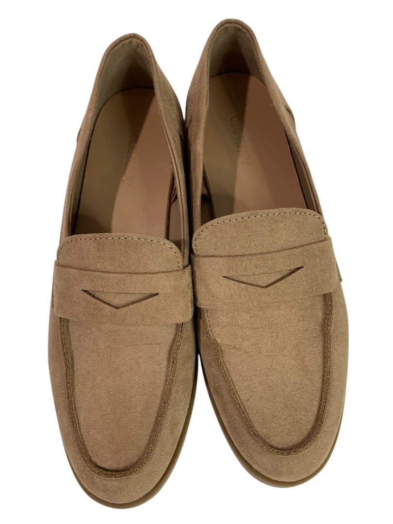 Size 8 Old Navy Brown Womens Brown Microfiber Penny Loafer Shoes