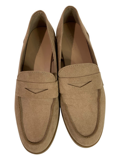 Size 8 Old Navy Brown Womens Brown Microfiber Penny Loafer Shoes