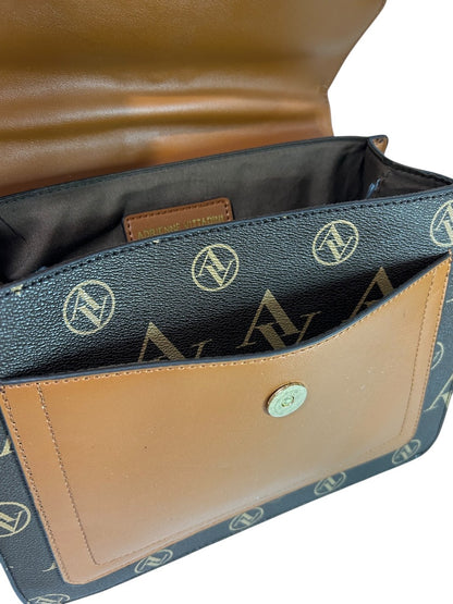 Adrienne Vittadini Top Handle Satchel Bag Removable Shoulder Strap The Signature Collection