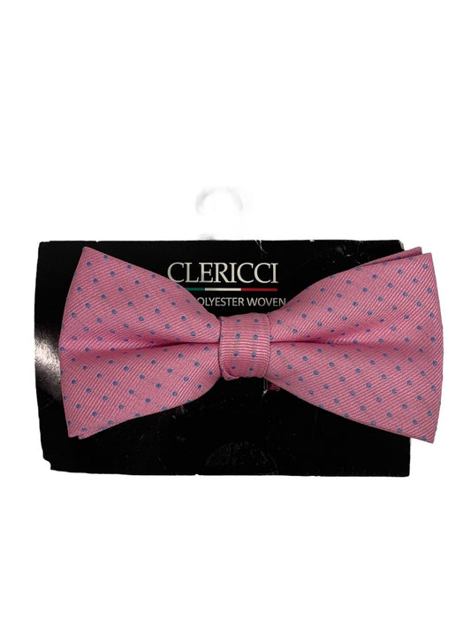 Fashion Banded Bow Tie Pre-Tied Pink Blue Dot Pastel New Adjustable