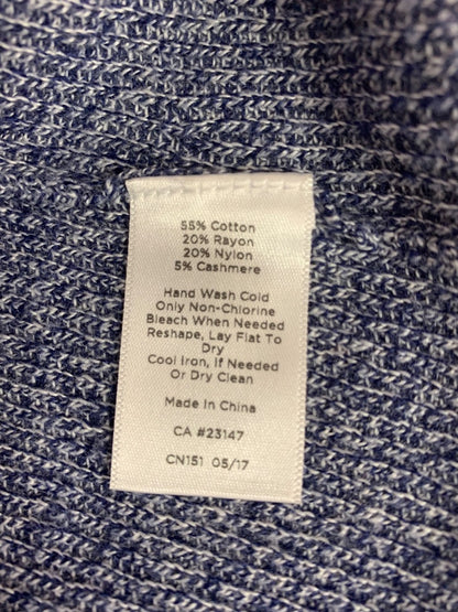 Petite Talbots Marled Knit Cashmere Blend Womens Tunic Sweater