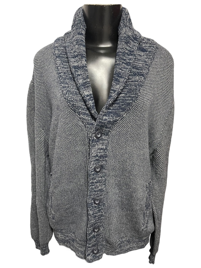 XXL American Rag Cie Button Down Cardigan Sweater Pockets Blue