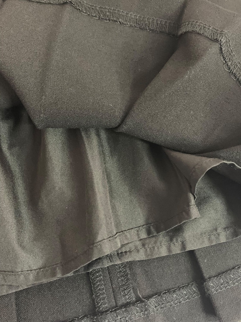 Size 4P Loft Petites Black Skirt Lined Back Zip Pleated