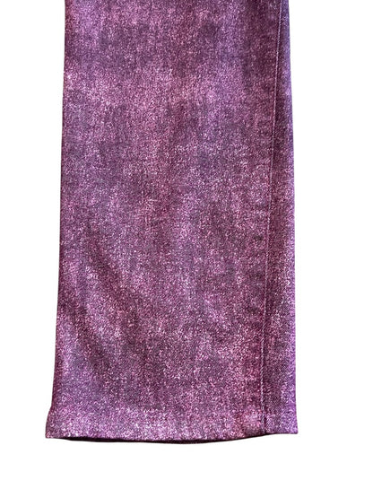 Size 30W Denim 24/7 Stretch Straight Leg Jeans Pockets Purple New