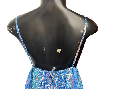 Size Large Cupshe Patterned Sleeveless Adjustable Strap Maxi Dress