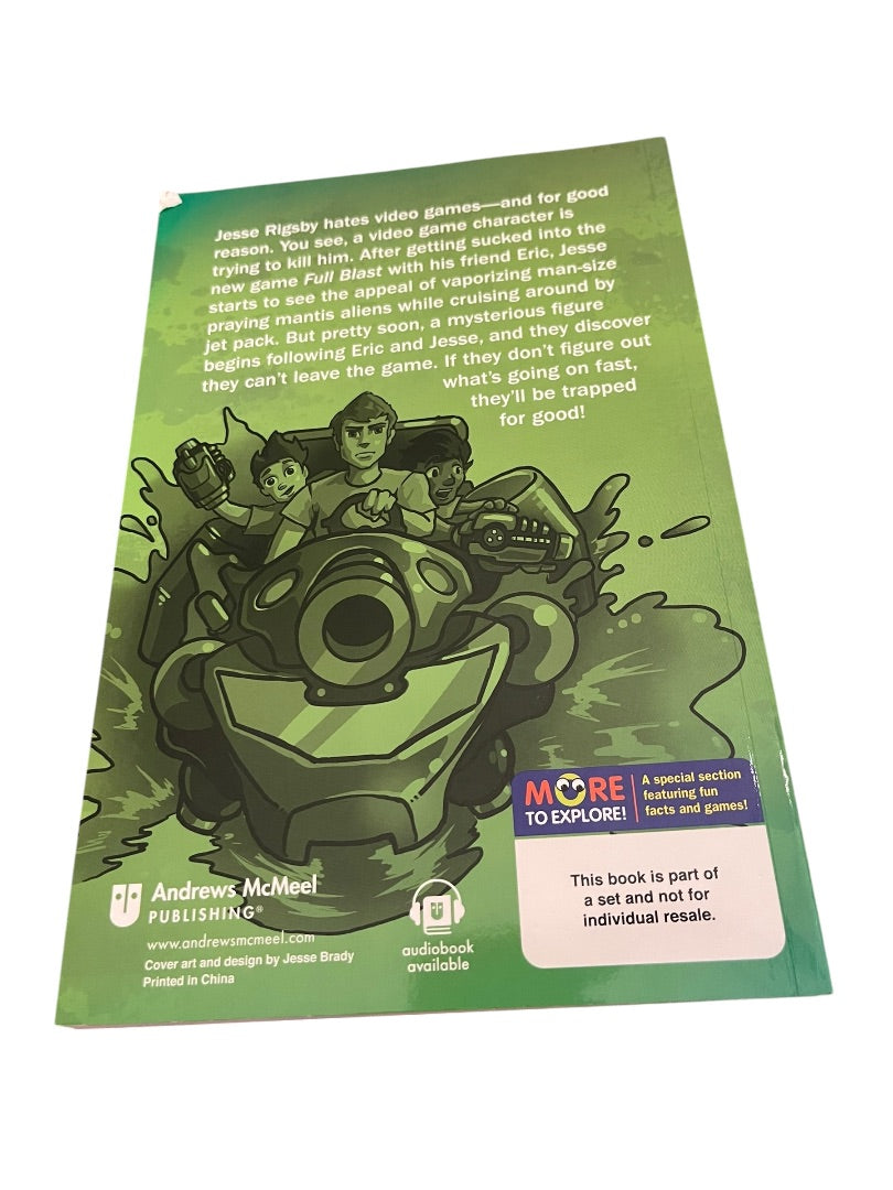 Trapped in a Video Game The Complete Series #1-5 Paperback Books