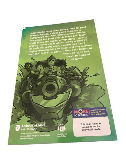 Trapped in a Video Game The Complete Series #1-5 Paperback Books