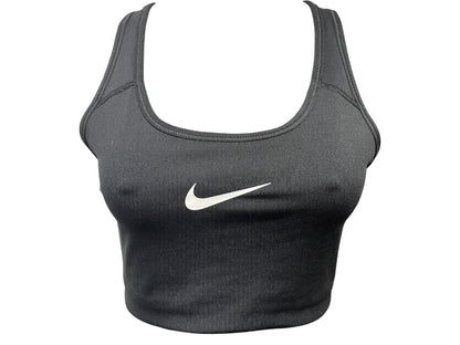 Medium Nike Dri Fit Sports Bra No Padding Black 842398