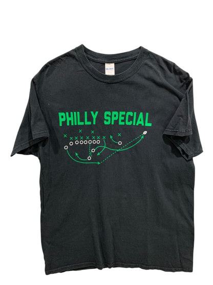Large Philly Special Nick Foles Black Tshirt Mens Gildan Eagles