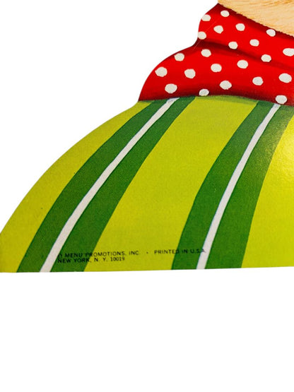 Vintage Easter Paper Masks Bunny Rabbit Menu Promotions USA Set of 2