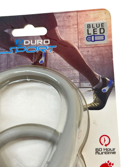 Aduro Sport Color Strides Blue Light Shoe Running Clips Ultra Bright LED New