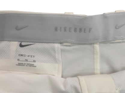 Size 40 Nike Golf Dri-Fit Mens New White Standard Fit Shorts CU9740