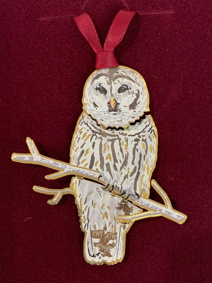 Beacon Design New Winter Owl Ornament USA Made 63680