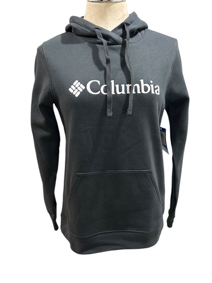 Small Columbia Womens New Trek Graphic Hoodie Pullover Sweatshirt Black