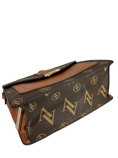 Adrienne Vittadini Top Handle Satchel Bag Removable Shoulder Strap The Signature Collection