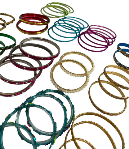 Small Childs Bangle Braclet 1.5"-2.25" Inside Diameter 56 Count