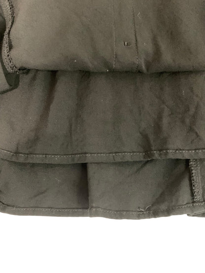 XS ModCloth Skirt Side Zip Black Pockets Lightweight Rayon