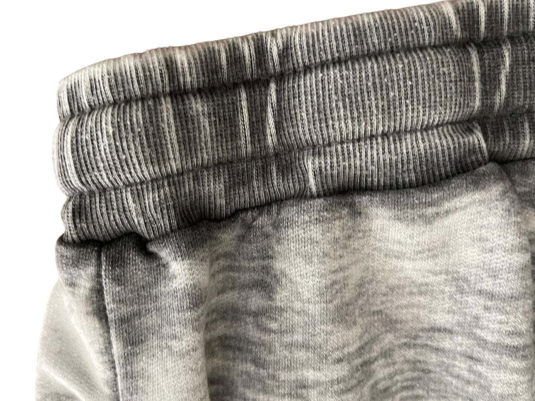 3X June & Delancey Elastic Waist Drawstring Shorts Gray Womens