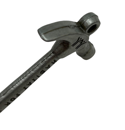 Pewter Color Habitat for Humanity Pendant Charm Hammer 2"