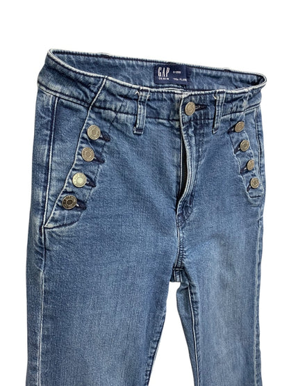 Size 25 (0S) Short Gap Womens Denim 70s Flare Jeans